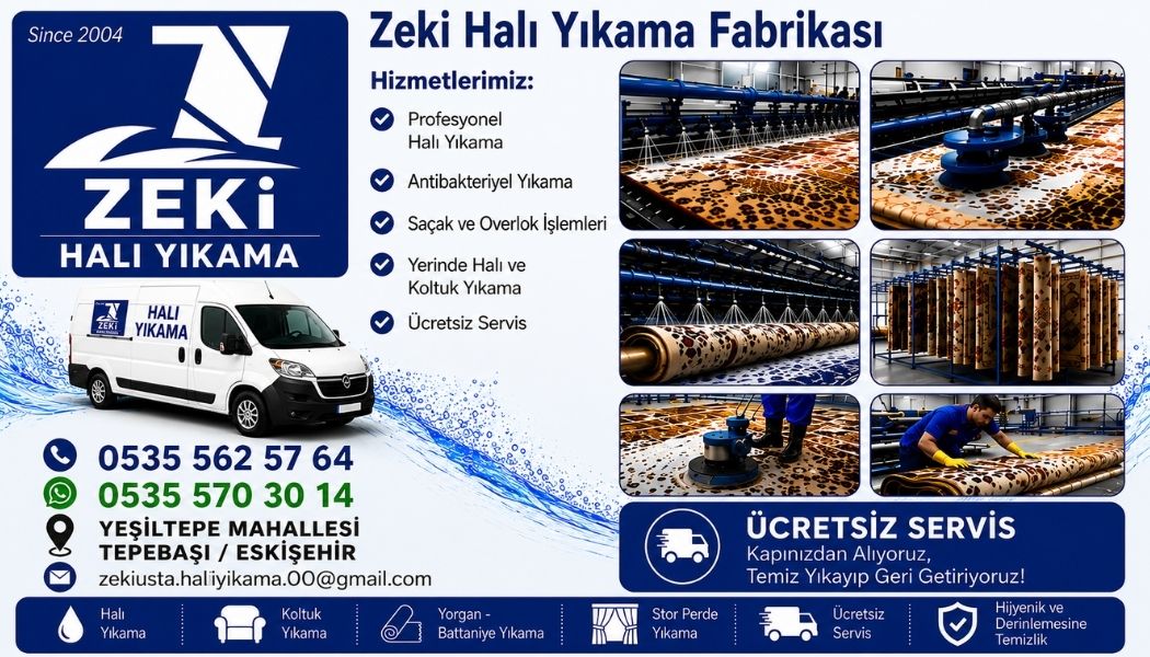 Tepebaşı Yeşiltepe Mahallesi - Profesyonel Halı Yıkama Hizmeti